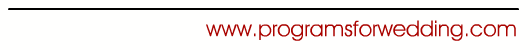 Cheap Wedding Programs